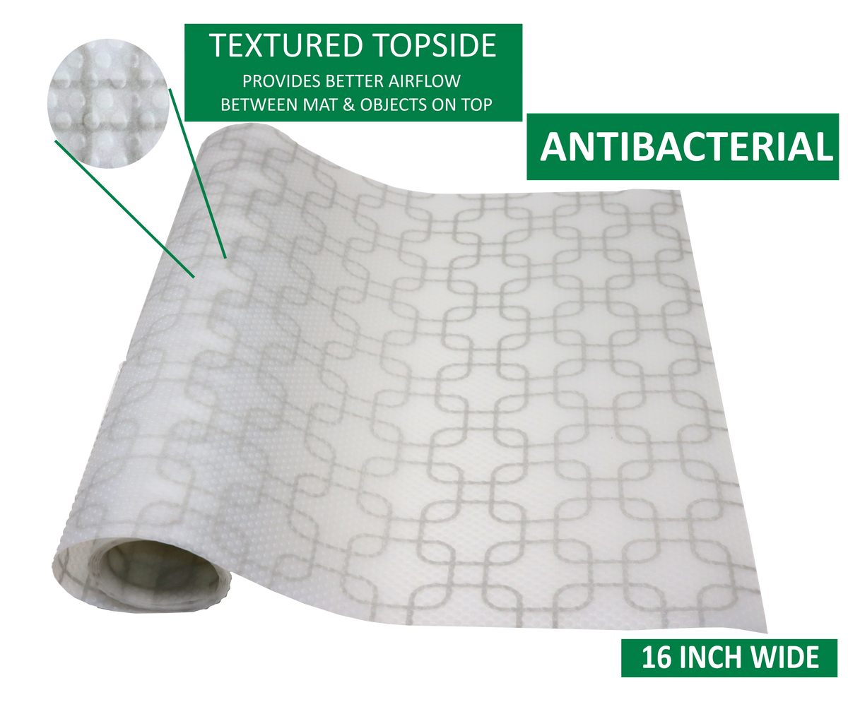 Antibacterial Fridge Liner Roll, BPA Free, Food Safe Cut to Fit