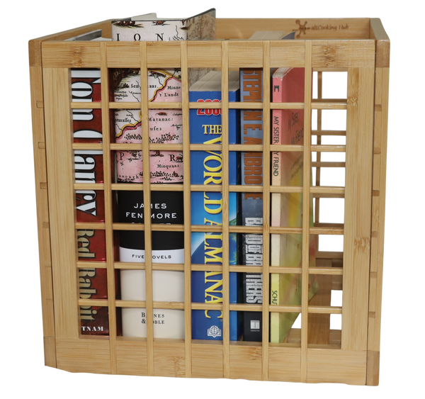 Bamboo Storage Bin - Cube Storage Bins Perfect Fit for Cube Shelf - Multipurpose, Stackable, Stylish Lattice Design
