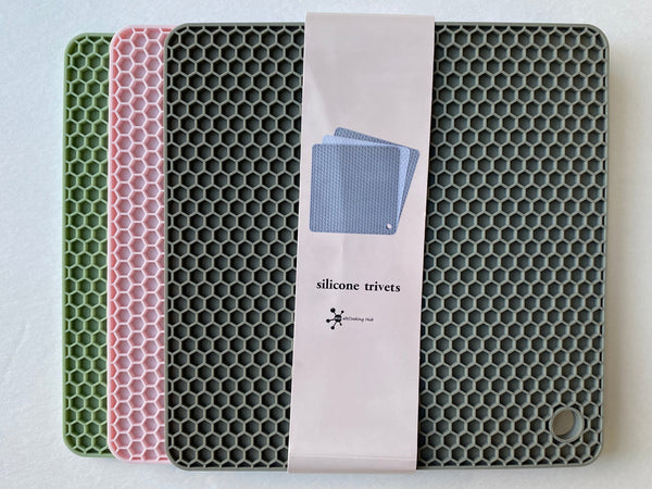 Silicone Trivet Pads (Honeycomb Square)