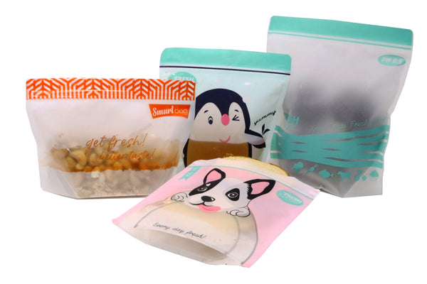 A-la-Carte ZipFresh Reusable Snack/Sandwich Bag with Produce Saver Function