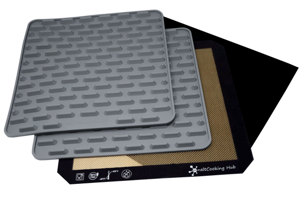 Air Fryer Silicone Roasting & Baking Mat Set
