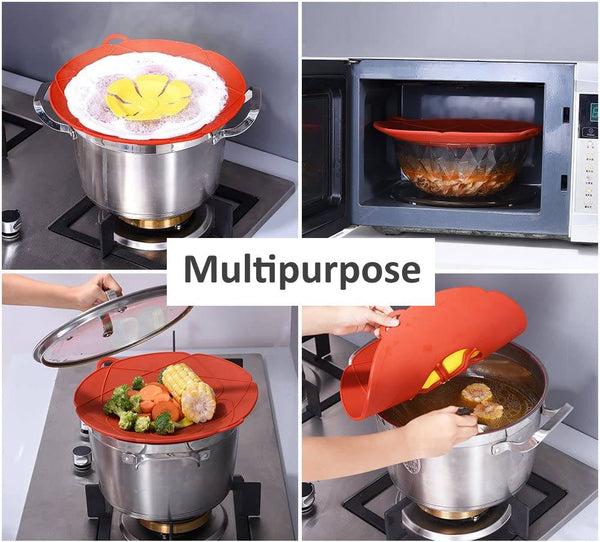 Silicone anti-Spill Pot Cover Tech - altCookingHub