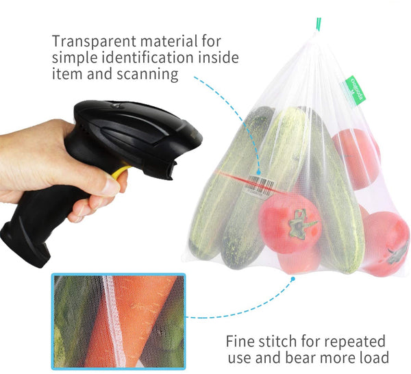 Reusable Produce Bags Transparent - altCookingHub
