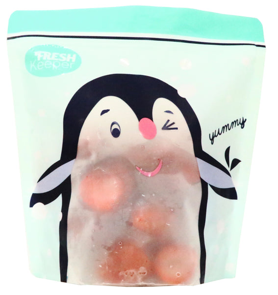 ZipFresh Penguin - Reusable Sandwich Bag with Produce Saver Power