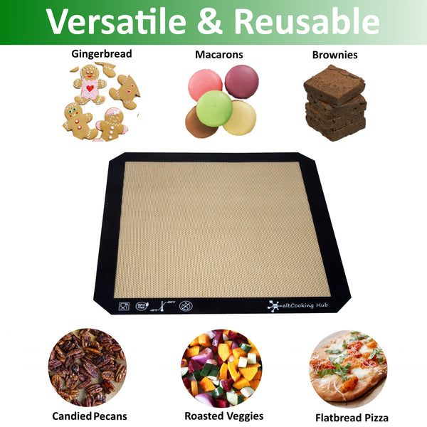 Air Fryer Silicone Baking Mat Features - altCookingHub