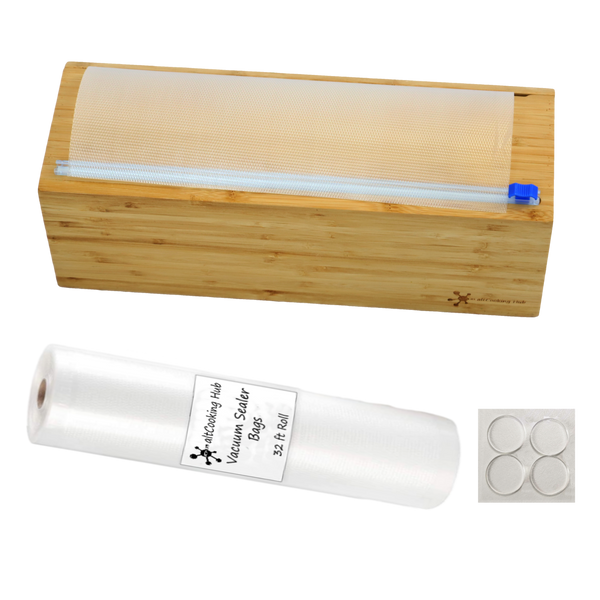 Vacuum Sealer Bag Dispenser incl 32ft roll - altCookingHub
