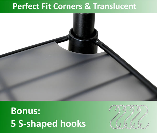 ACHub Wire Shelf Liner Perfect Fit Corners