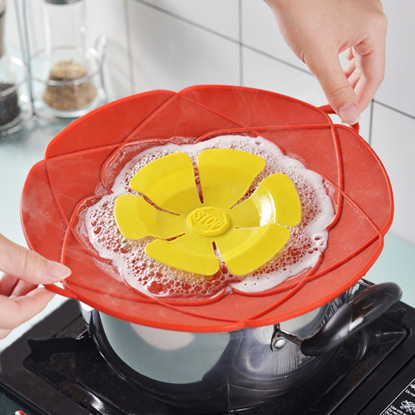Silicone Spill Stopper Pot Lid - altCookingHub
