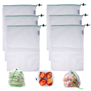 Reusable Produce Mesh Bags 6 pack- altCookingHub