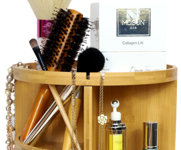 Makeup Rotating Organizer with Hooks