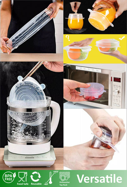 altCookingHub Silicone Stretch Lids & Food Cover Multifunction